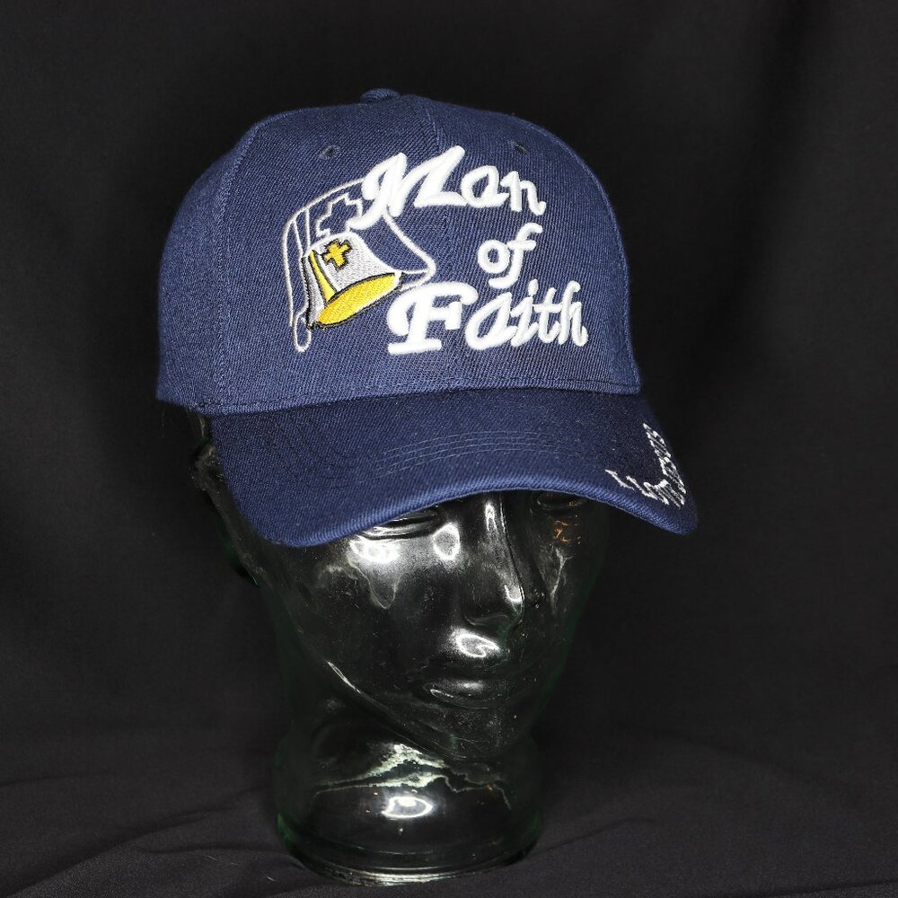 Navy “Man of Faith” Cap – Bold Belief, Everyday Strength 🙏